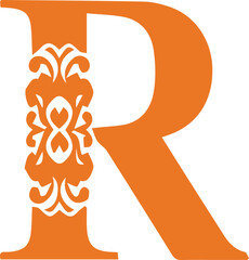 English Alphabet Beautiful Icon and Colorful Design