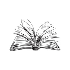 open book with pages