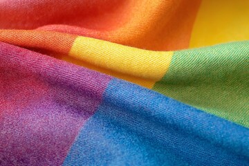 A high resolution close up of a T-Shirt print design, with vibrant colors and detailed stitching visible in the fabric, t shirt mockup for design presentation, AI Generated