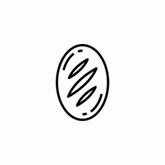 bread bakery icon sign vector