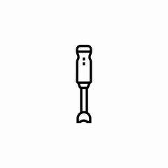 hand blender icon sign vector