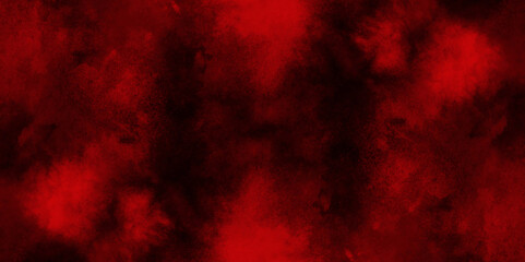 Abstract red grunge background with copy space, Dark red slate background toned classic color, old red color wall background texture. dirty rustic fire red texture.	