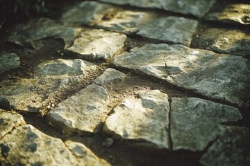 Obraz premium Stone Walkway Close Up
