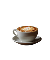 cup of coffee isolated on white background