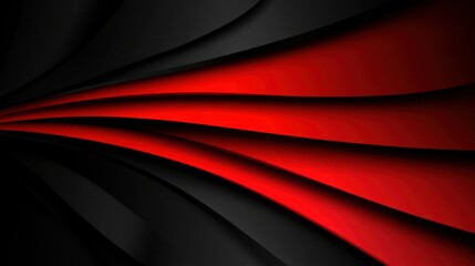 Bold red flare cutting through the dark, horizontal and sleek, adding an elegant touch to the minimalist black backdrop