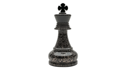 Chess king piece transparent background