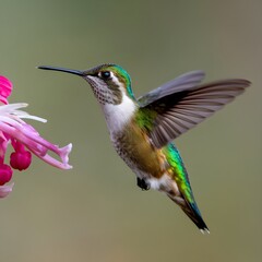Hummingbird on a flower