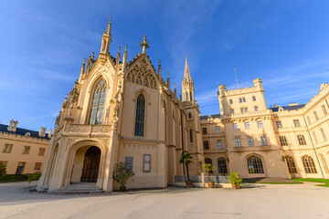 Fototapeta premium Lednice State Castle and Chateau, Morava, Czech Republic