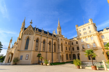 Fototapeta premium Lednice State Castle and Chateau, Morava, Czech Republic