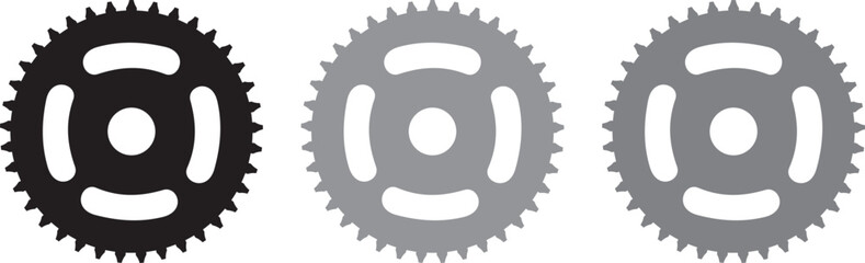 Motorcycle gear Vector.