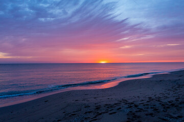 Fototapeta premium Sunrise on a beach
