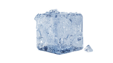 Ice cube transparent background