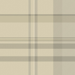 Cross pattern texture check, pyjamas vector tartan seamless. Vichy background textile fabric plaid in pastel and light colors.