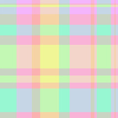 Arabic plaid textile seamless, cut out tartan check vector. 20s pattern background fabric texture in light and mint colors.