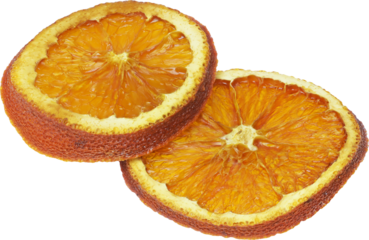 real decorative dried orange slice