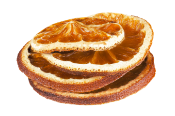 real decorative dried orange slice