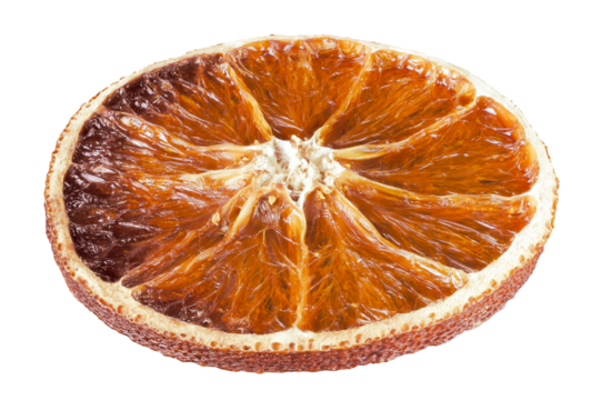 real decorative dried orange slice