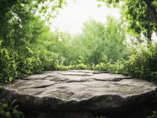 Fototapeta premium Rock in Forest