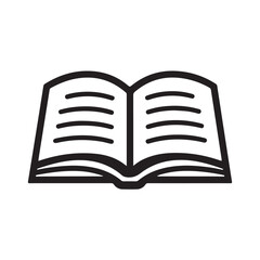 open book vector illustration