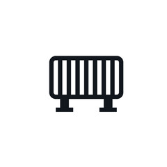 Fence icon flat vector design