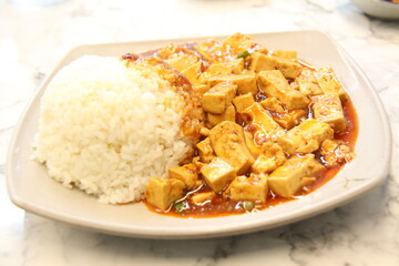 마파두부밥