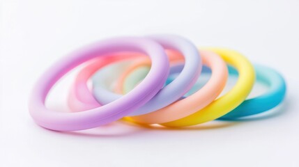 Fototapeta premium Colorful Silicone Rings