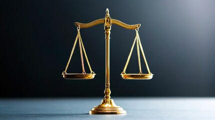 Legal Compliance Concept: Scales of Justice with Law Documents Symbolizing Attention to Statutory Instructions