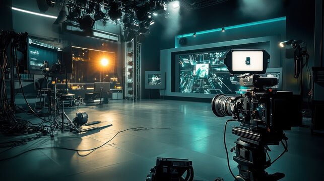 the process of filming with a camera