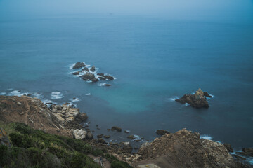 Cap Spartel on a foggy day, Tangier, Morocco