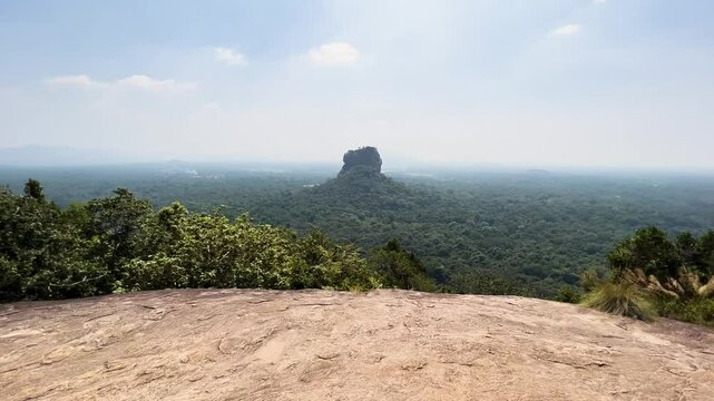 Sigiriya view from Pidurangala Rock - Sri Lanka