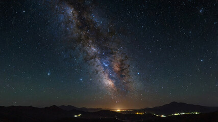 night sky with stars