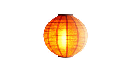 Decorative paper lantern transparent background