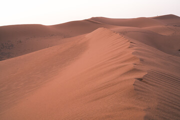 The Dunes of the Sahara desert, Merzouga, Morocco