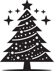 Obraz premium Christmas tree vector 