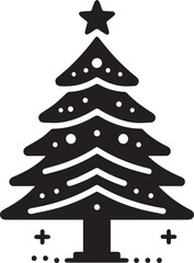 Fototapeta premium Christmas tree vector 