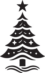 Christmas tree vector 