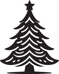 Fototapeta premium Christmas tree vector 