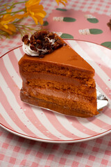 Thai tea cake