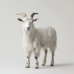 Obraz premium goat on a white background.