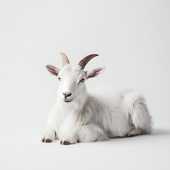 goat on a white background.