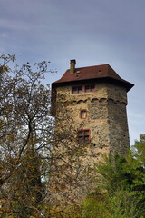 Burg Sponeck bei Vogtsburg im Herbst