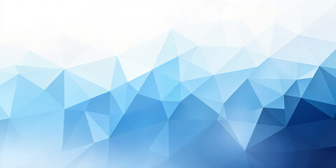 Obraz premium Modern blue and white gradient geometric square and triangle shapes abstract background.