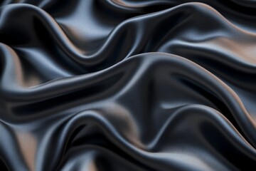 Obraz premium A black fabric with a shiny surface