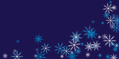 christmas background with snowflakes