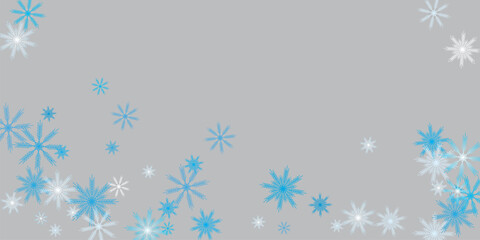 christmas background with snowflakes