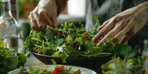 Mastering the Art of Gourmet Salad: Fresh Greens & Flavors, Gourmet Salad Recipe: Fresh Greens and Gourmet Flavors, The Ultimate Guide to Crafting a Fresh, Gourmet Salad
