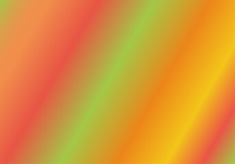 Fondo de degradado en diagonal rojo, verde, naranja y amarillo