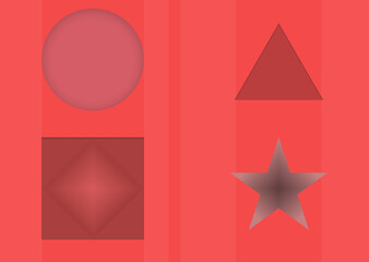 abstract red background with unique pattern