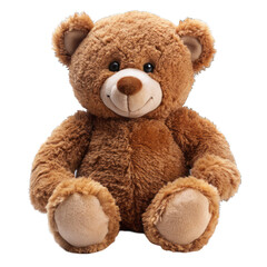 Obraz premium Brown teddy bear isolated on transparent background