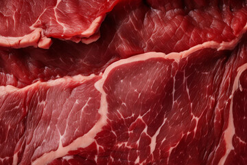Processed collage of fresh raw meat beef surface texture. Background for banner, backdrop